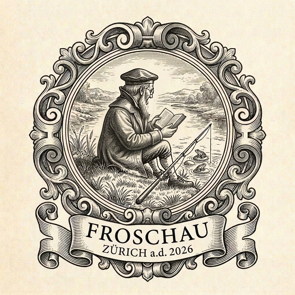Emblema FROSCHAU · ZÜRICH a.d. 2026
